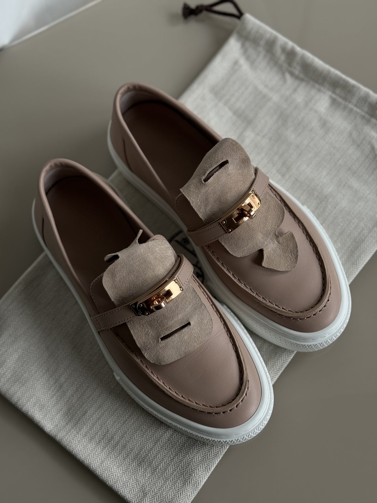 Hermes Game slip on Sneakers size 38.5